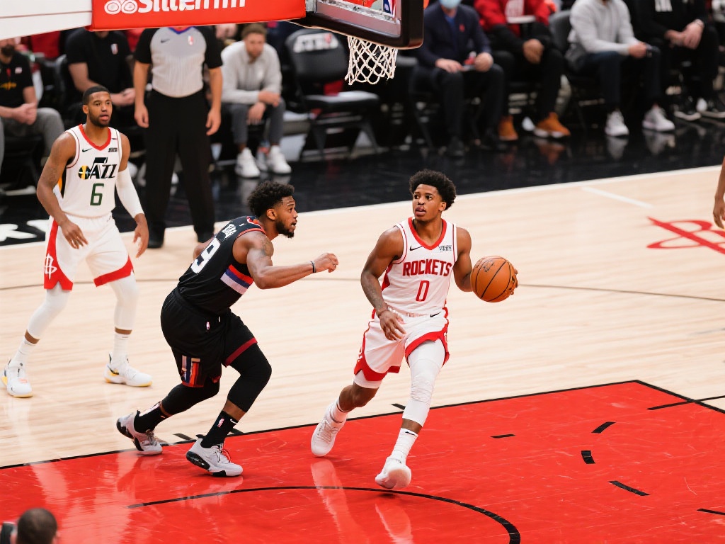 申京爆发砍33+10 火箭力克爵士送对手4连败